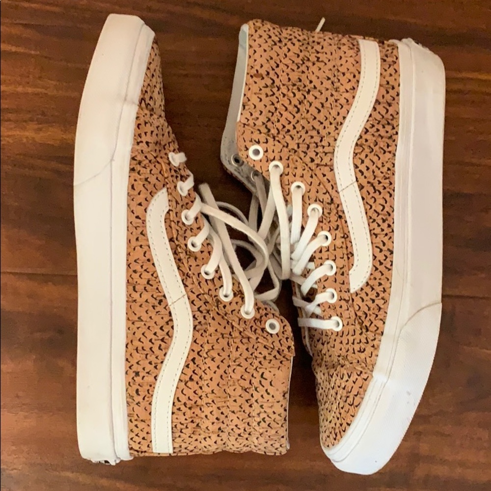 Vans SK8-HI Slim embossed Cork Natural